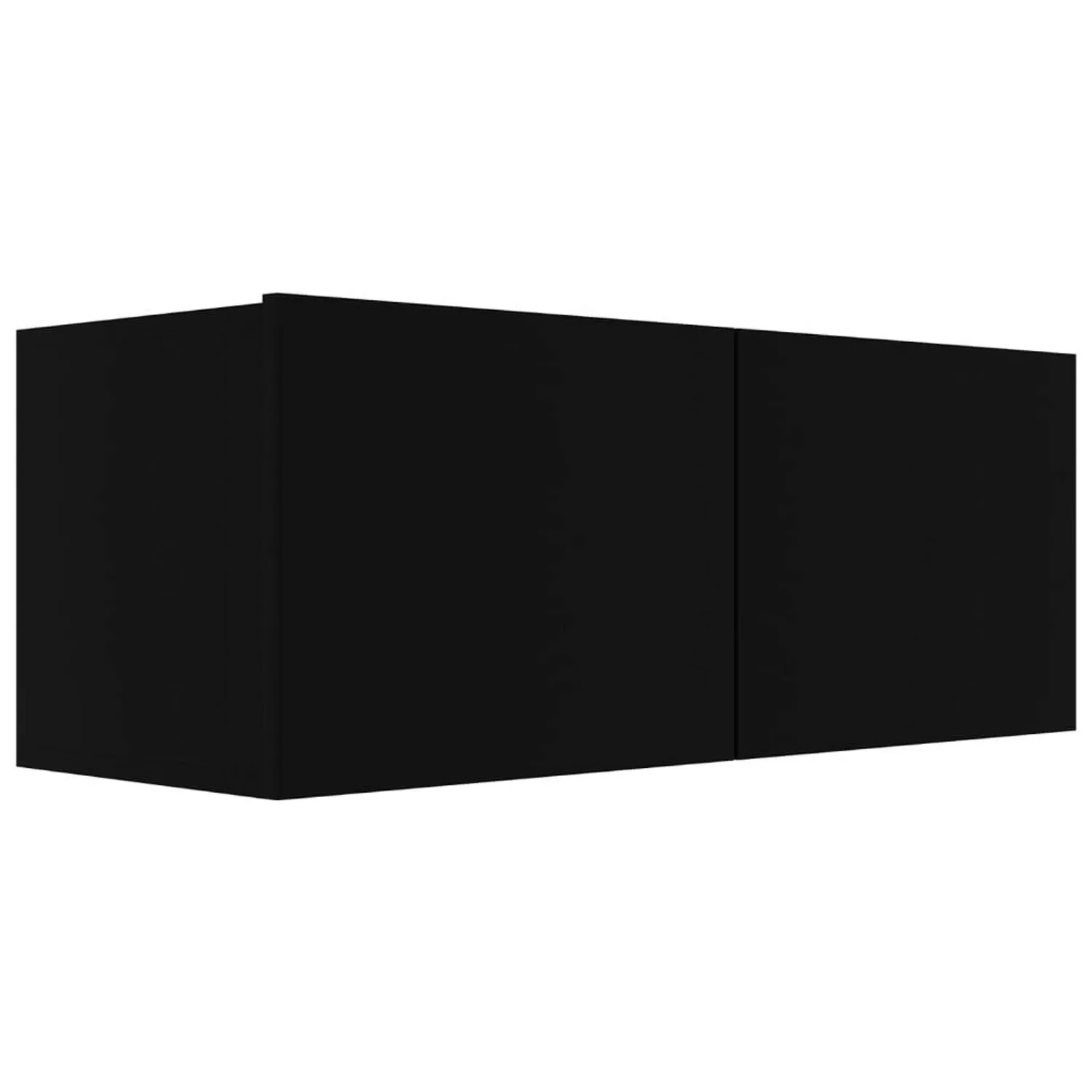 vidaXL TV-Schrank 6-tlg. TV-Schrank-Set Schwarz Holzwerkstoff (6-St) günstig online kaufen