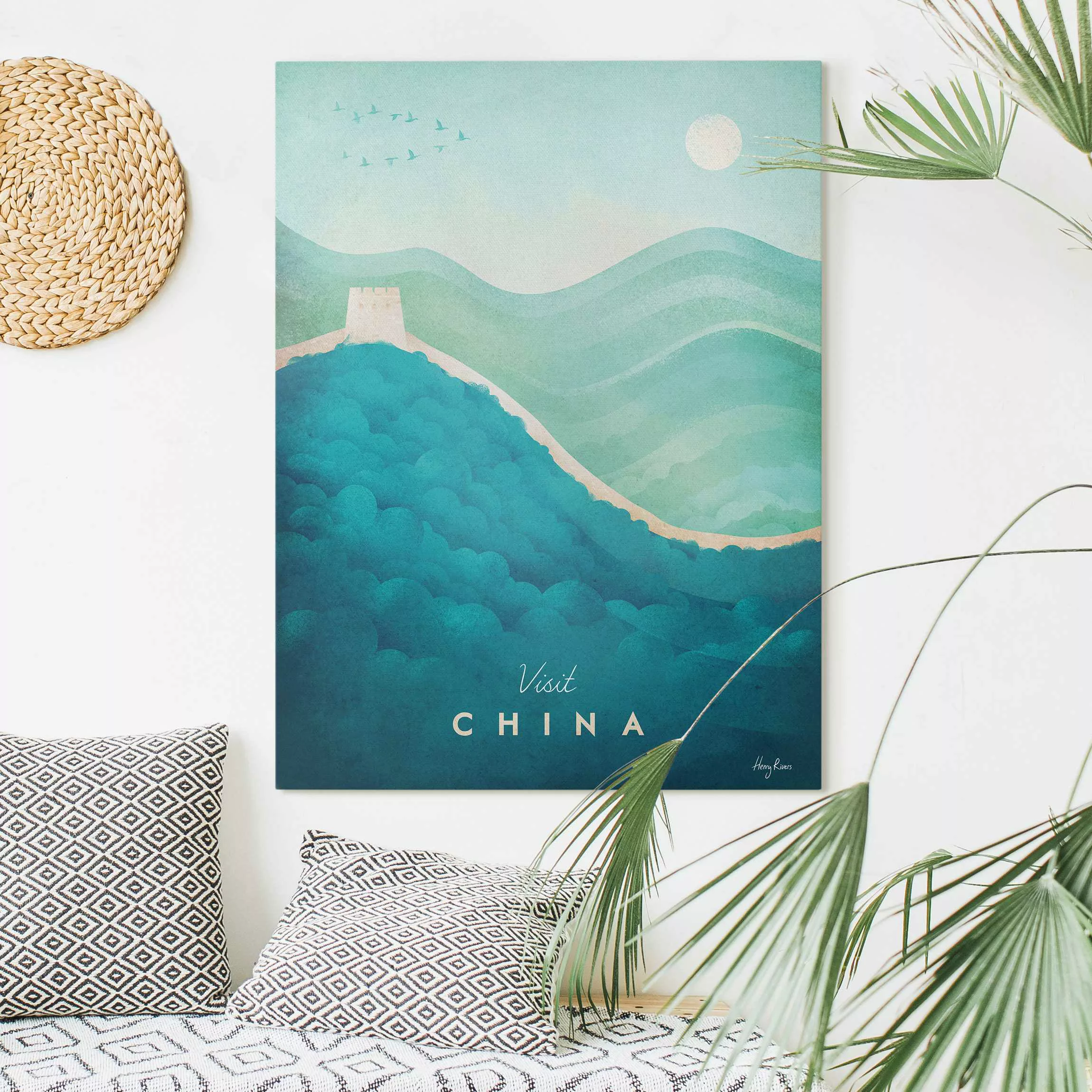 Leinwandbild Reiseposter - China günstig online kaufen