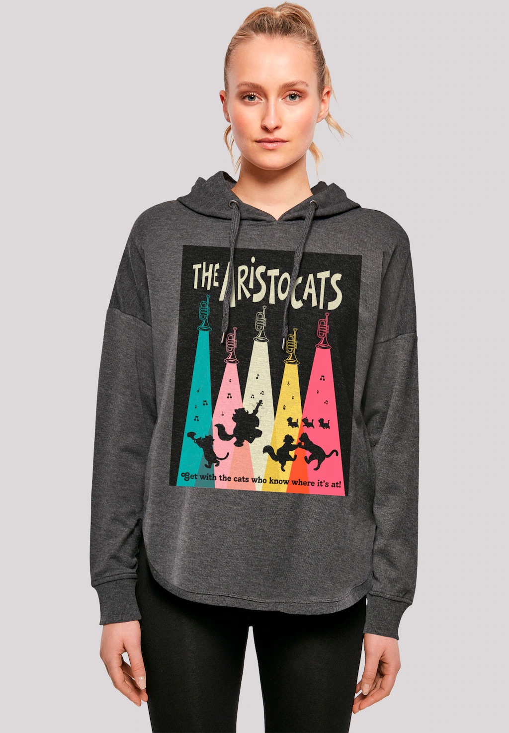 F4NT4STIC Kapuzenpullover "Disney Aristocats Get With The Cats", Premium Qu günstig online kaufen