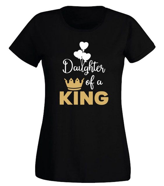 G-graphics T-Shirt Damen T-Shirt - Daughter of a King mit trendigem Frontpr günstig online kaufen
