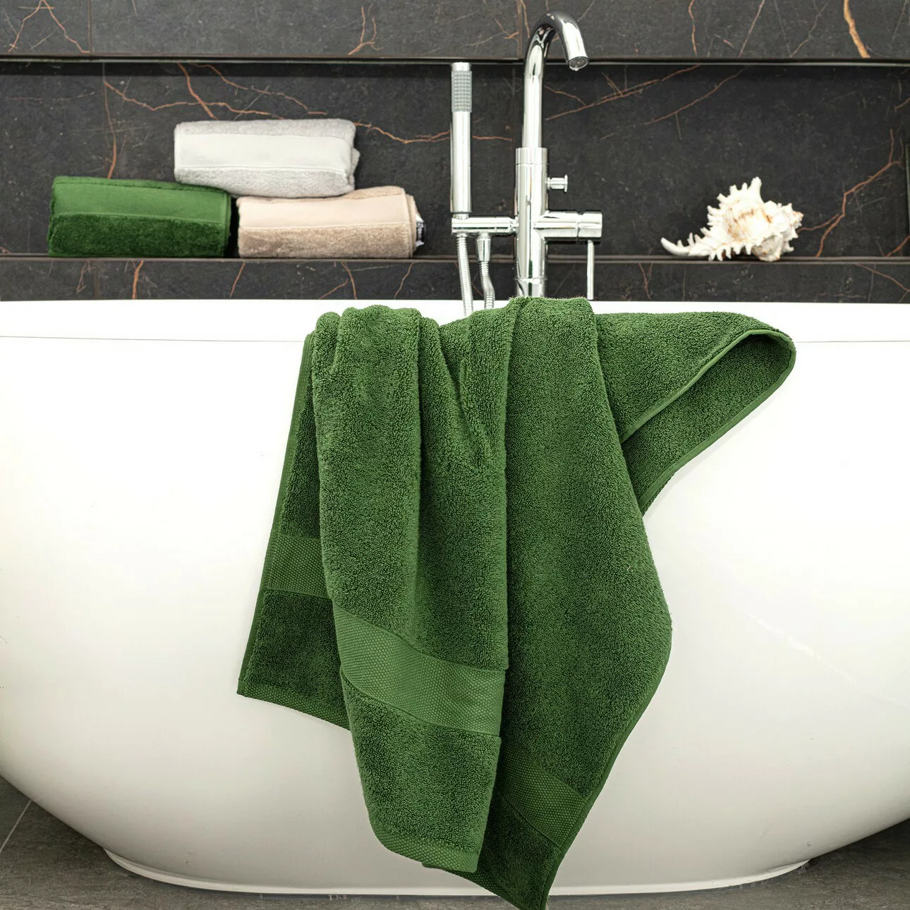 Handtuch Cairo 50x90 cm green, 50 x 90 cm günstig online kaufen