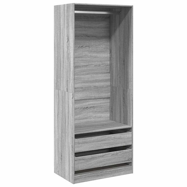 vidaXL Kleiderschrank Kleiderschrank Grau Sonoma 80x50x200 cm Holzwerkstoff günstig online kaufen