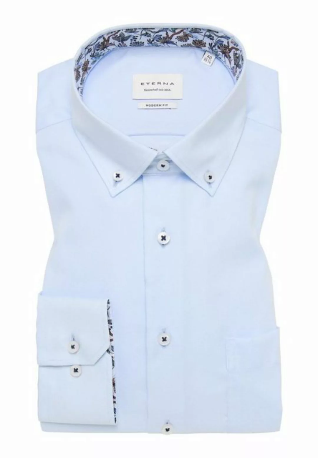 Eterna Blusenshirt Hemd 4122 X14U, himmelblau günstig online kaufen