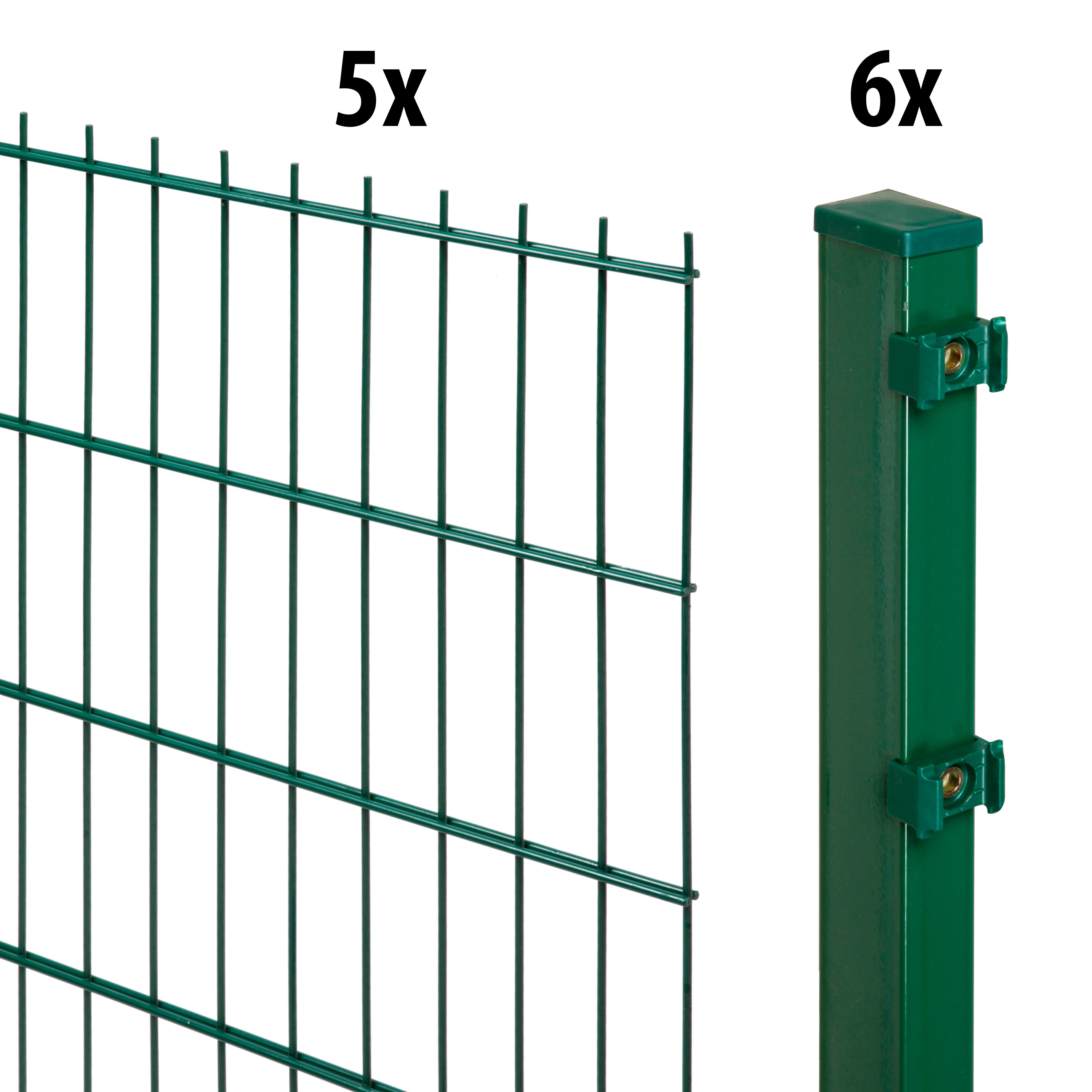 GARDEN 'N' MORE Doppelstabmattenzaun Excellent, (11-St), günstig online kaufen