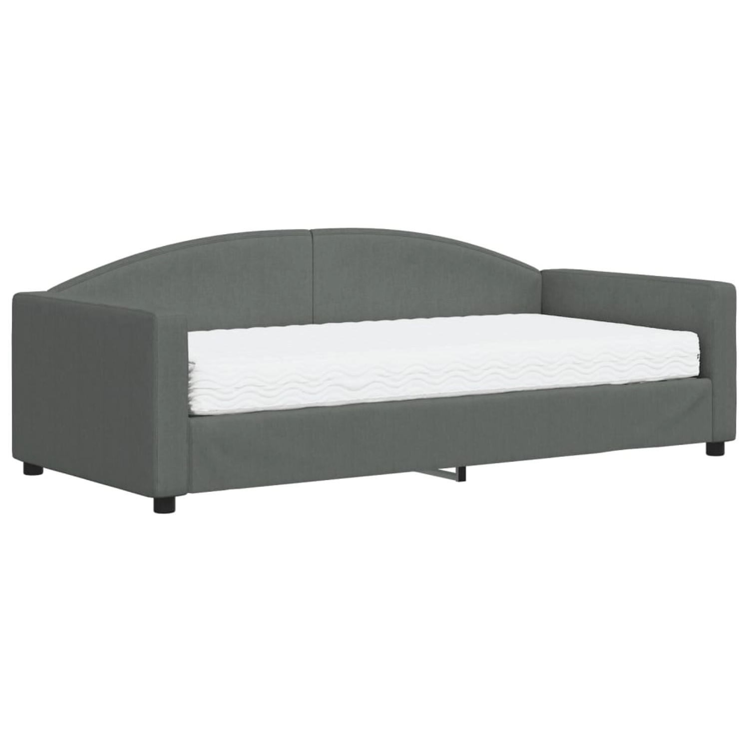 vidaXL Tagesbett mit Matratze Dunkelgrau 90x190 cm Stoff1844916 günstig online kaufen