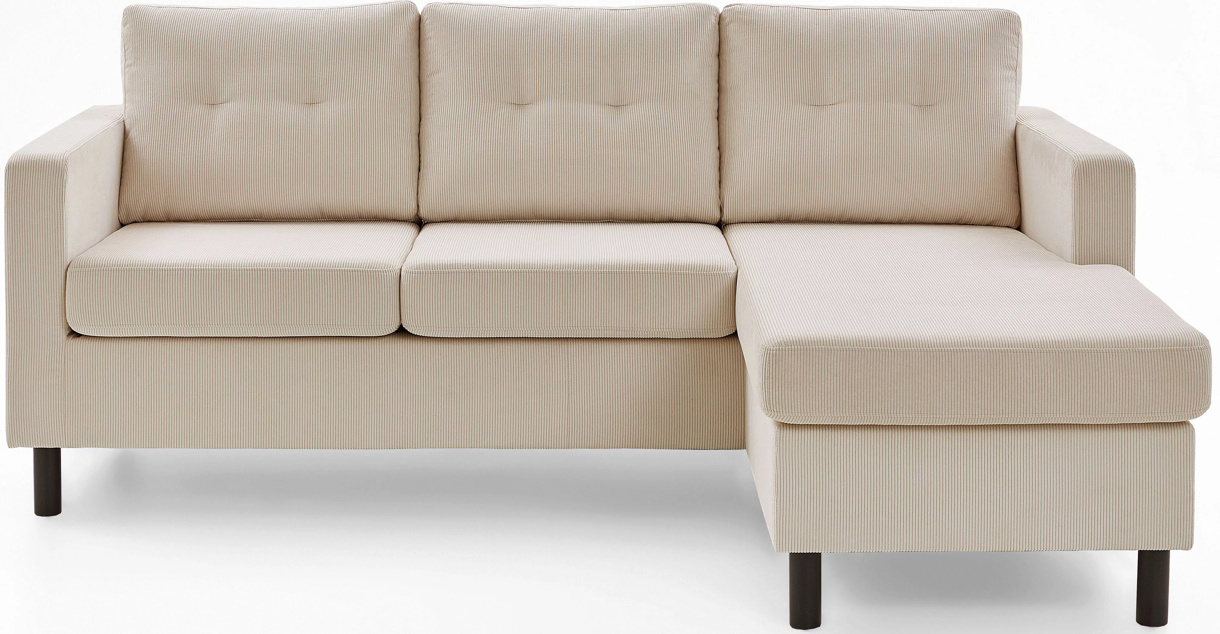 ATLANTIC home collection Ecksofa »Tea L-Form«, Ecksofa, frei im Raum stellb günstig online kaufen
