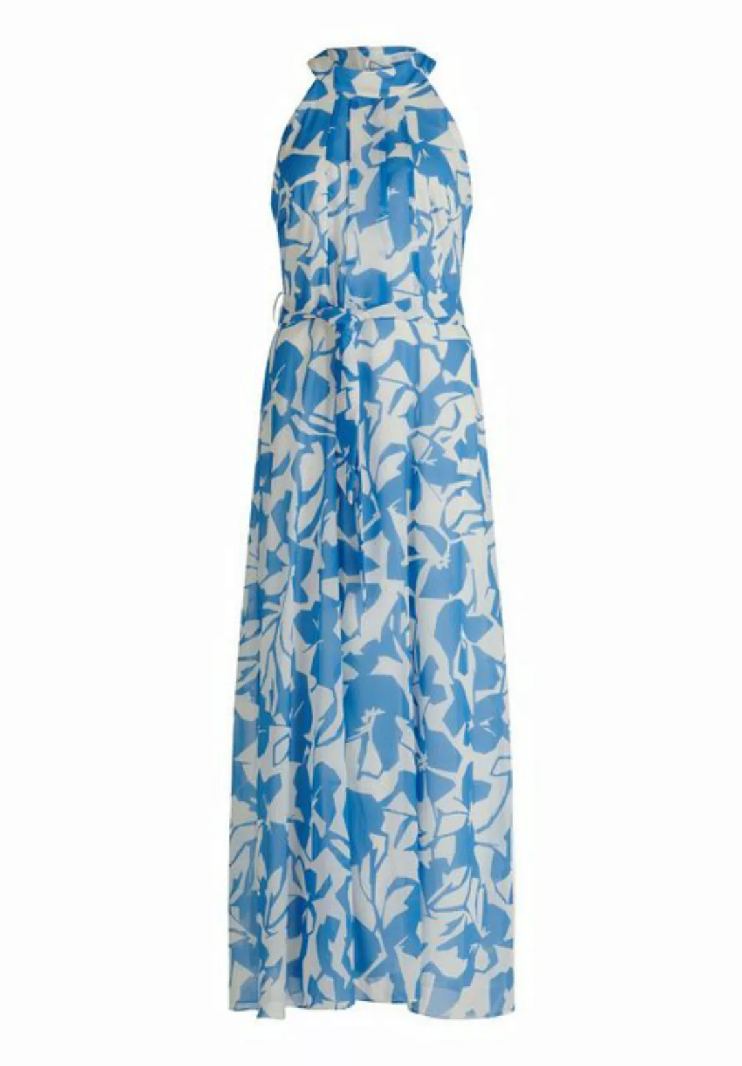 Betty&Co Maxikleid Kleid Lang ohne Arm, Cream/Blue günstig online kaufen