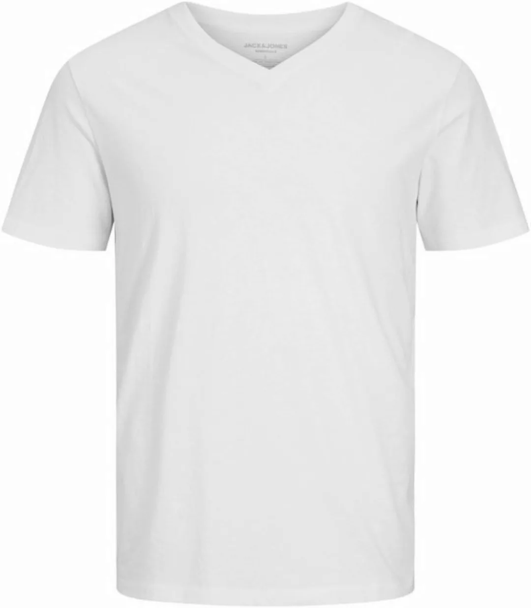 Jack & Jones Herren V-Neck T-Shirt JJEORGANIC BASIC - Regular Fit günstig online kaufen