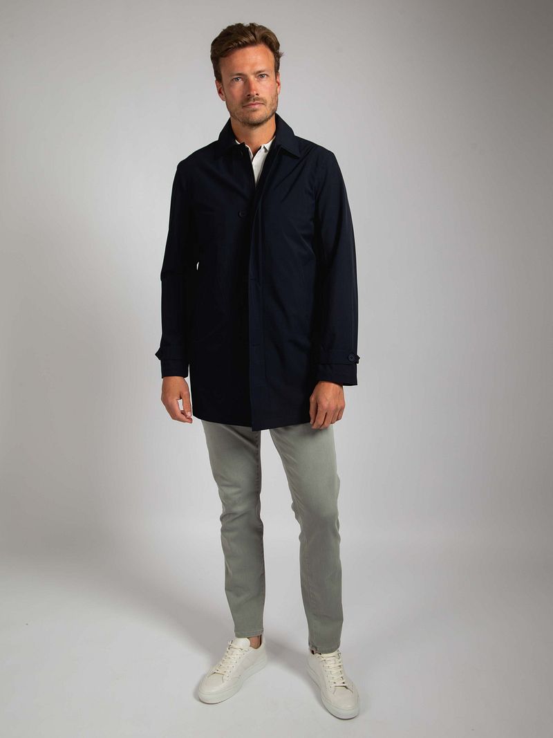 Suitable Packable Jacke Long Tech Navy - Größe M günstig online kaufen