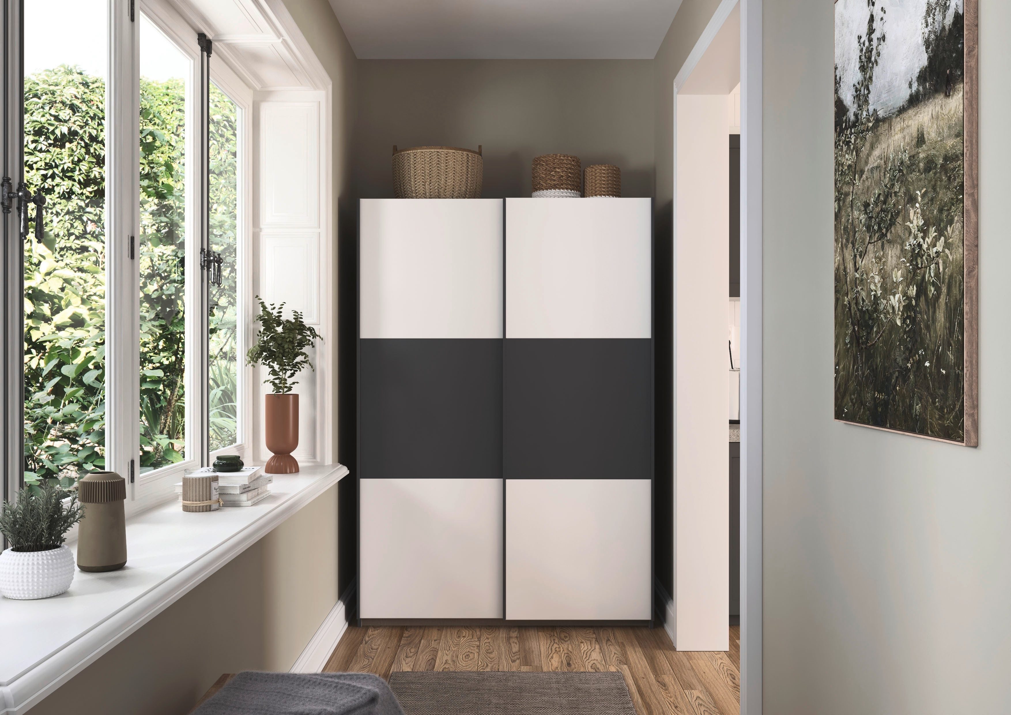 INOSIGN Schwebetürenschrank "PAULLY Schlafzimmerschrank Garderobe Preiskrac günstig online kaufen