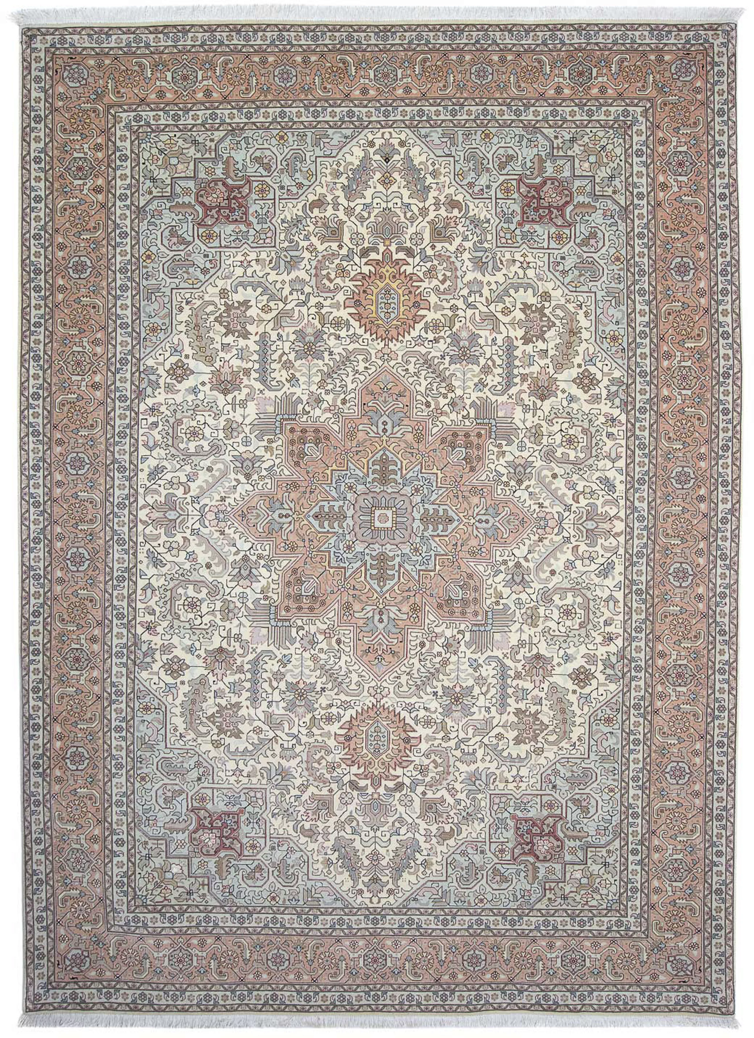 morgenland Orientteppich »Perser - Täbriz - Royal - 304 x 212 cm - beige«, günstig online kaufen
