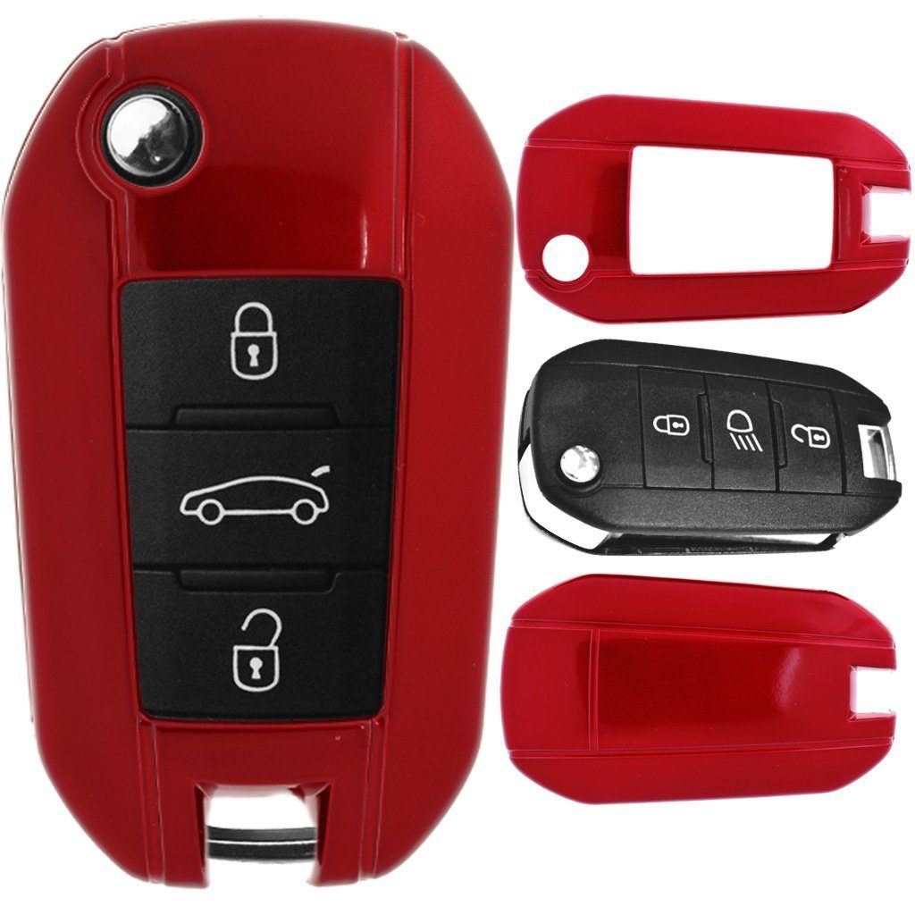 mt-key Schlüsseltasche Autoschlüssel Hardcover Schutzhülle Metallic günstig online kaufen