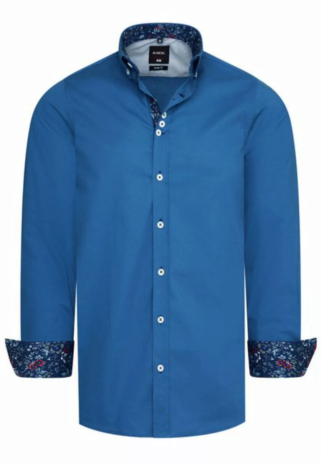 R-NEAL Businesshemd Businesshemd Cotton-Stretch Herren Hemd Taillierter Sch günstig online kaufen