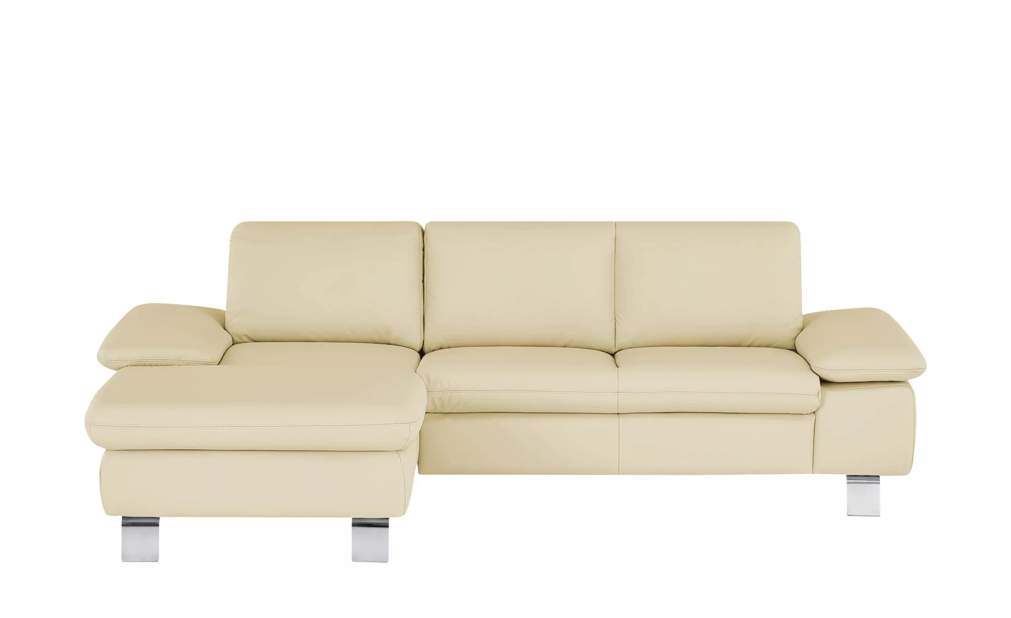 smart Ecksofa  Finola - beige - 80 cm - Polstermöbel > Sofas > Ecksofas - M günstig online kaufen