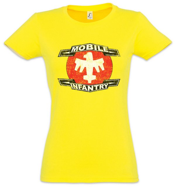 Urban Backwoods Print-Shirt Mobile Infantry Logo Damen T-Shirt Federation F günstig online kaufen