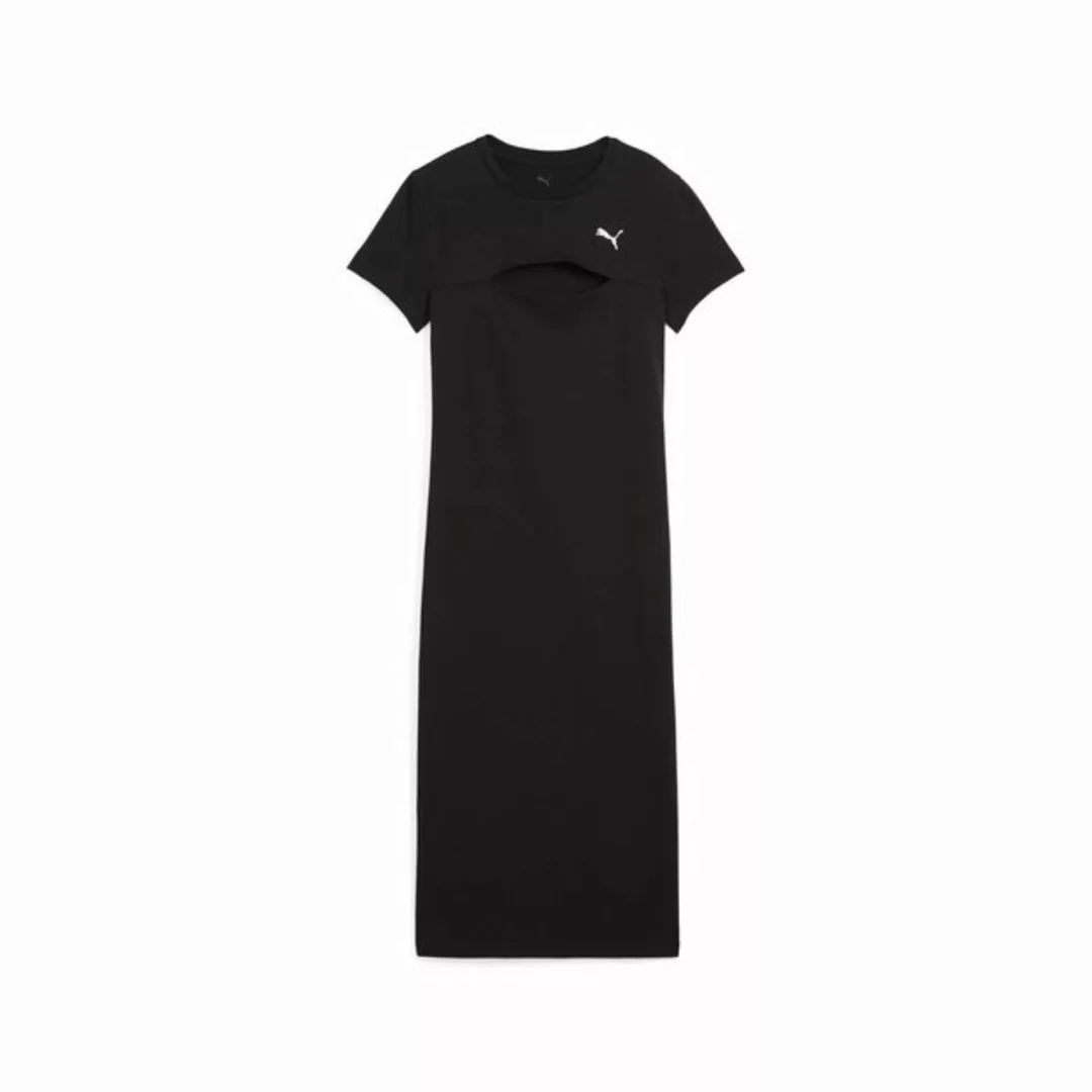 PUMA Sweatkleid WARDROBE ESS Midikleid mit Cut-out Damen günstig online kaufen