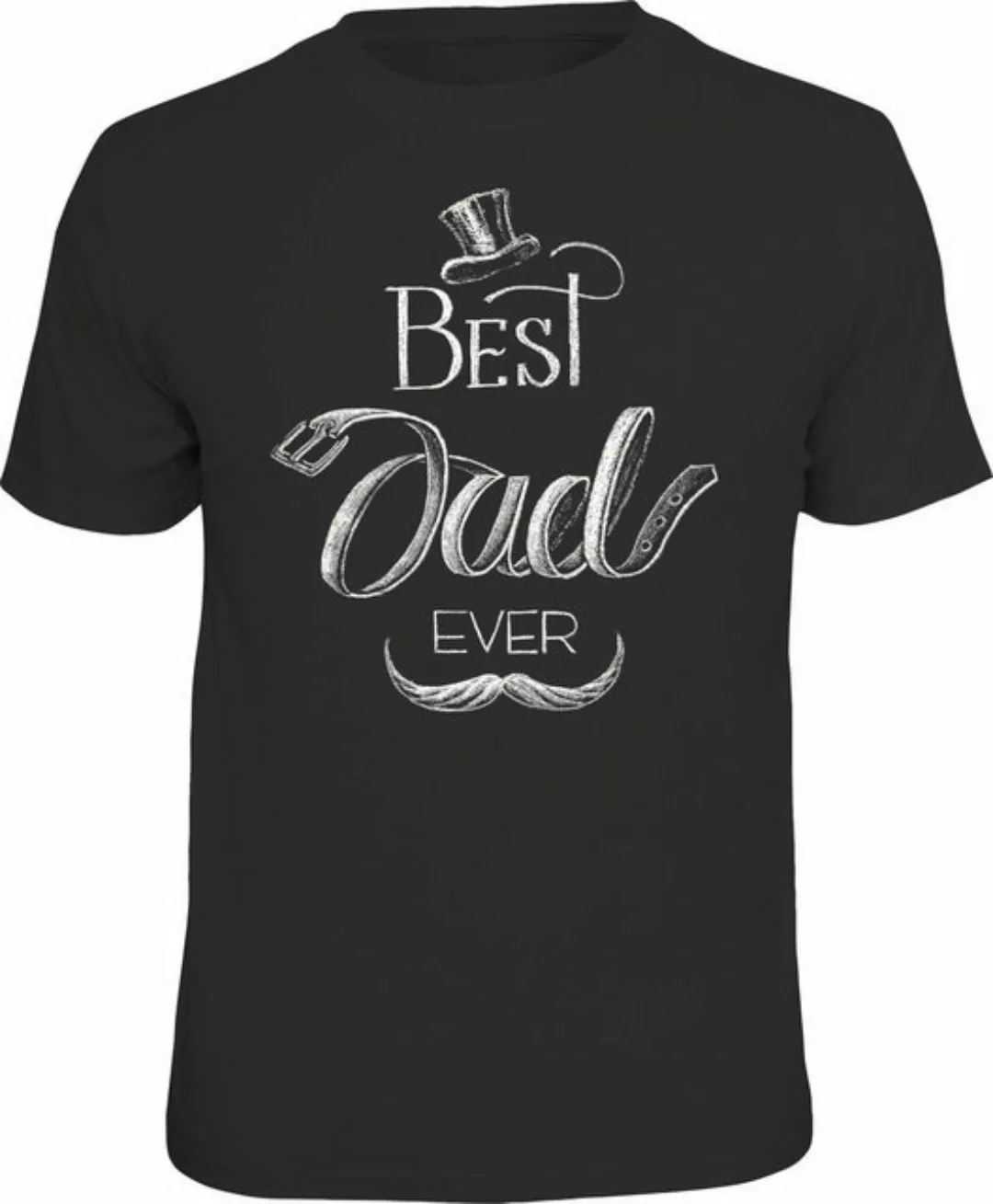 RAHMENLOS® T-Shirt Das Geschenk für Väter - Best Dad Ever günstig online kaufen