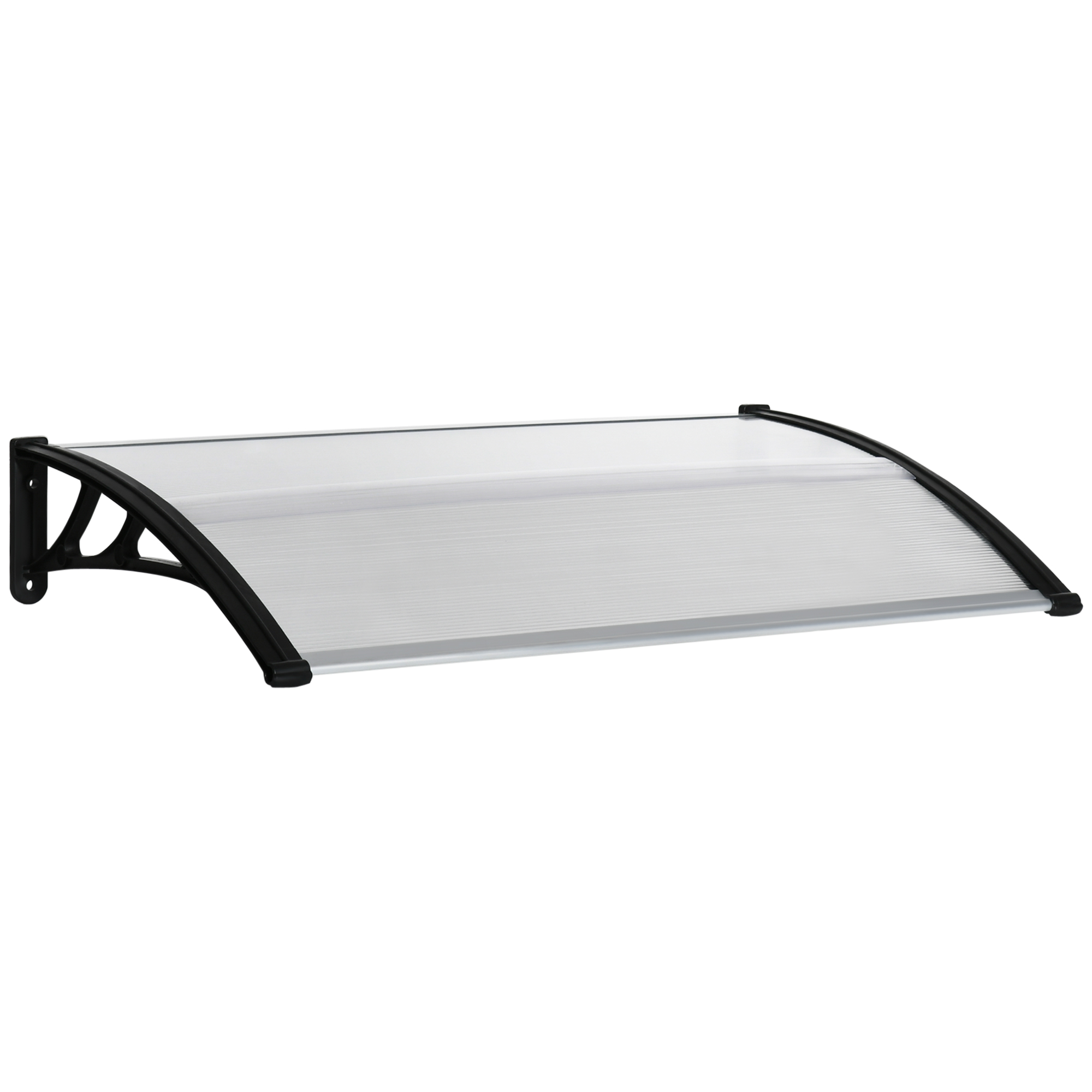 Outsunny Überdachung Vordach für den Außenbereich 110x60x18cm aus Polycarbo günstig online kaufen