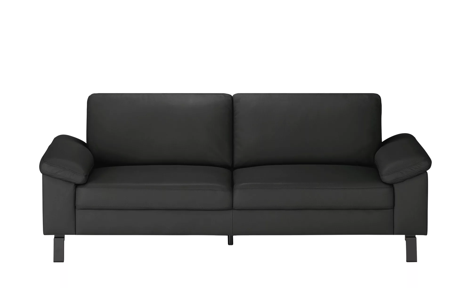 Max Schelling Ledersofa  Maximum - schwarz - 224 cm - 86 cm - 97 cm - Polst günstig online kaufen