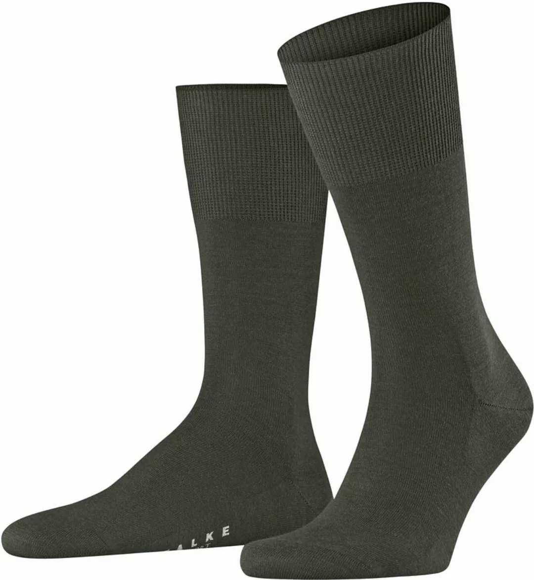 Falke Airport Socke Wool Blend 7155 Dunkelgrün - Größe 39-40 günstig online kaufen