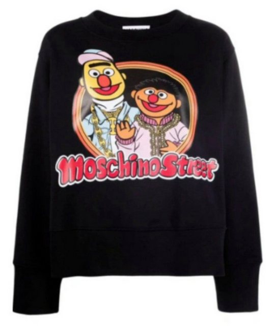 Moschino Sweatshirt X SESAME STREET Bert & Ernie Sweatshirt Sweater Pulli P günstig online kaufen