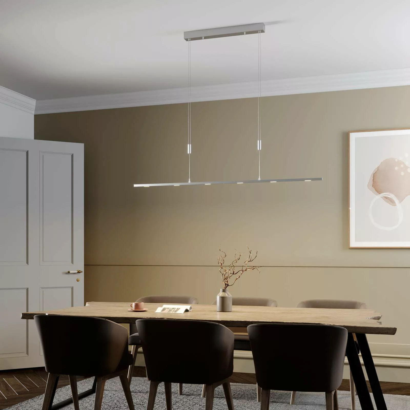LED-Esszimmer-Pendellampe Arnik, dimmbar, 140 cm günstig online kaufen
