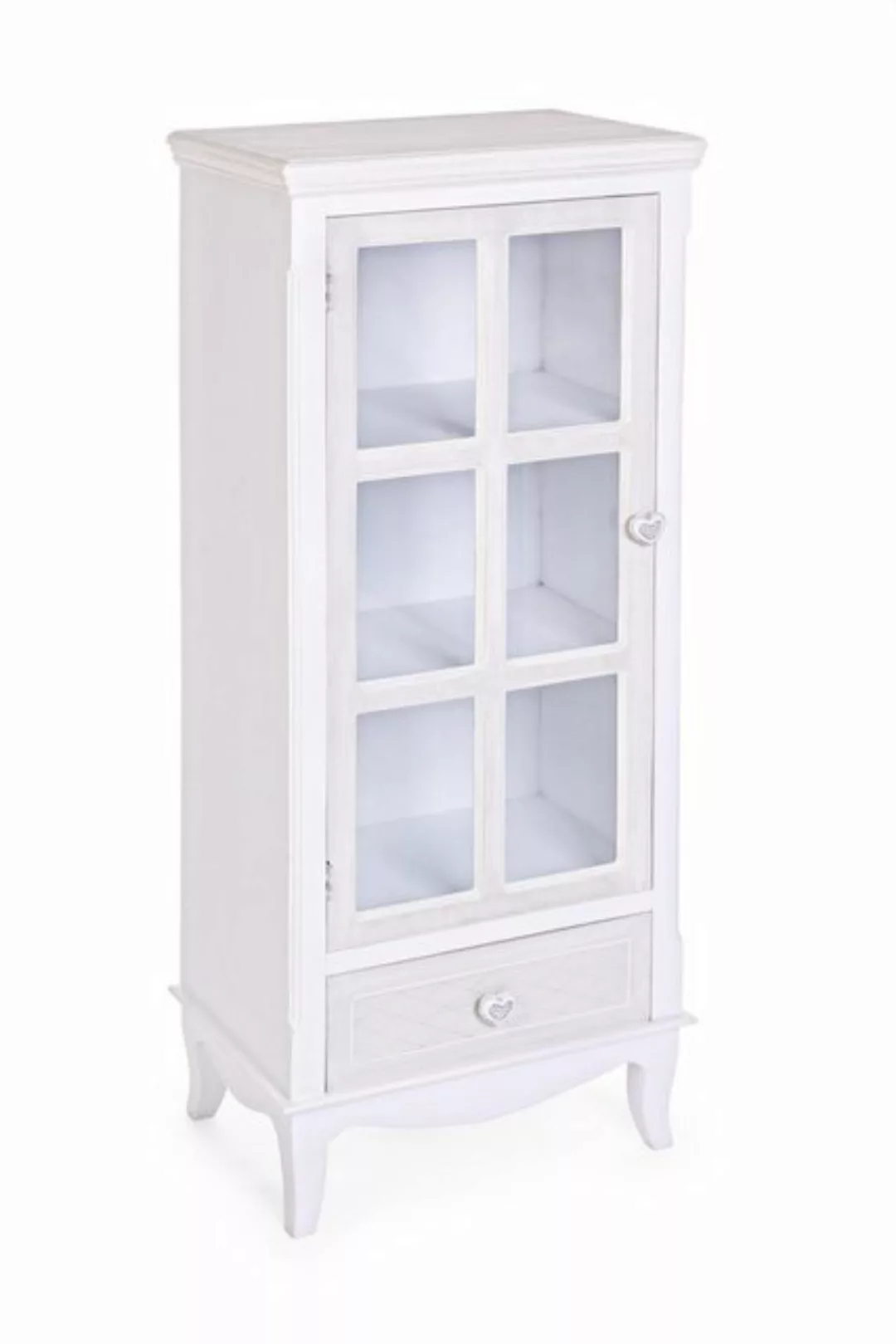 Bizzotto Vitrine Vitrine Charlene aus MDF, 1 Tür günstig online kaufen