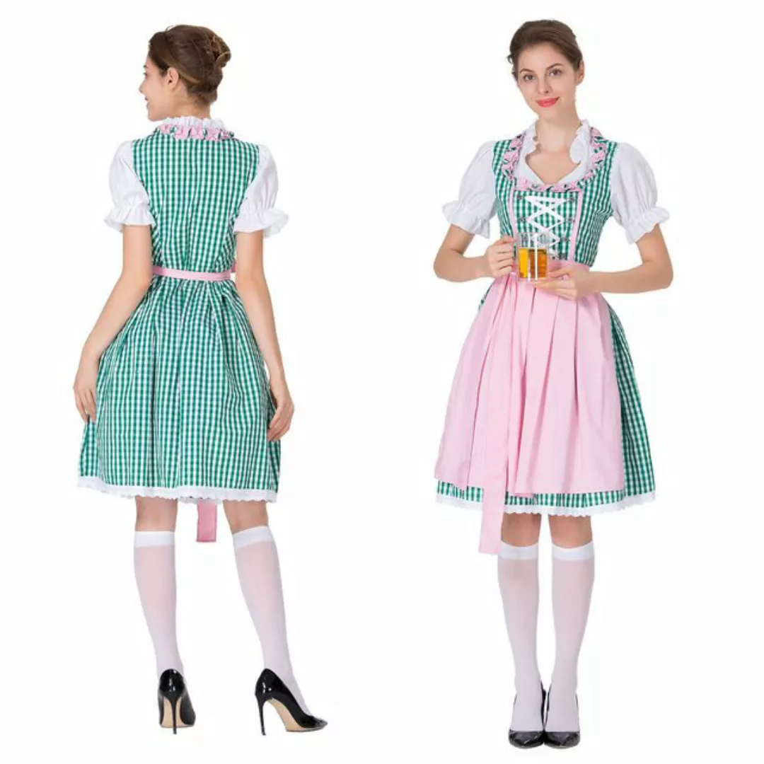 jalleria Dirndl Oktoberfest Trachtenrock für Damen Hot Maid Outfit günstig online kaufen