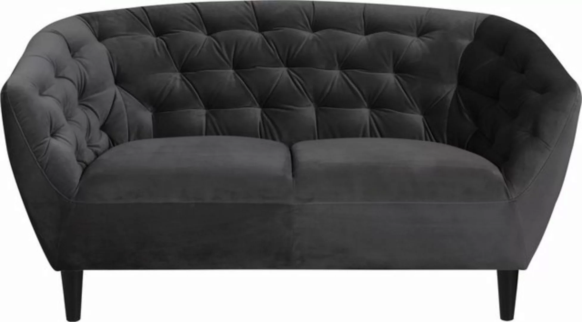 ACTONA GROUP 2-Sitzer Ria Sofa, Couch, Doppelsofa, Loveseat, Samtstoff, Mas günstig online kaufen