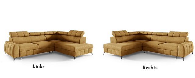 moebelfaktor Ecksofa Schlafsofa London, mit Ausklappfunktion günstig online kaufen