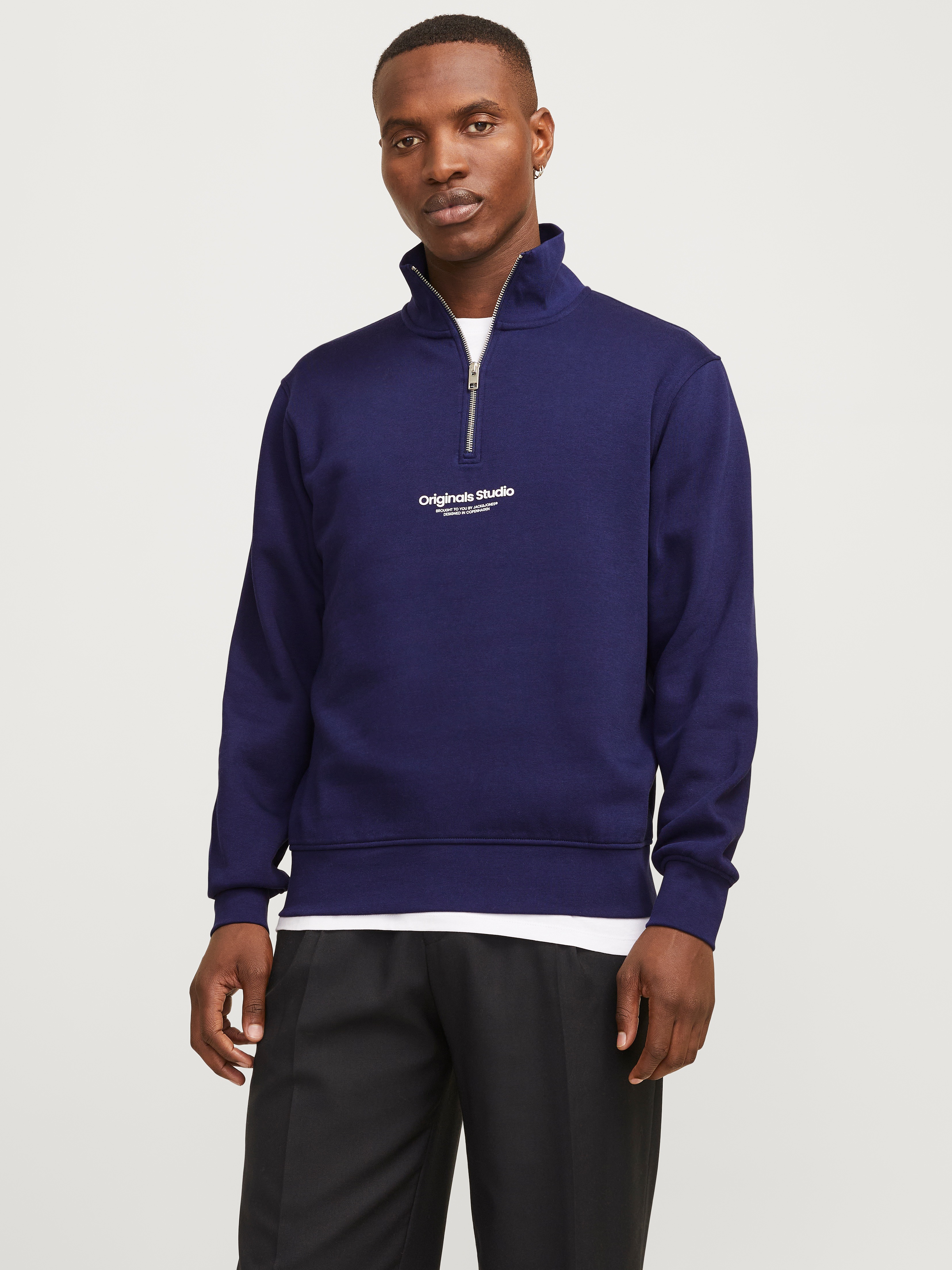Jack & Jones Sweatshirt "JORVESTERBRO SWEAT QUARTER ZIP HN NOOS", im Troyer günstig online kaufen