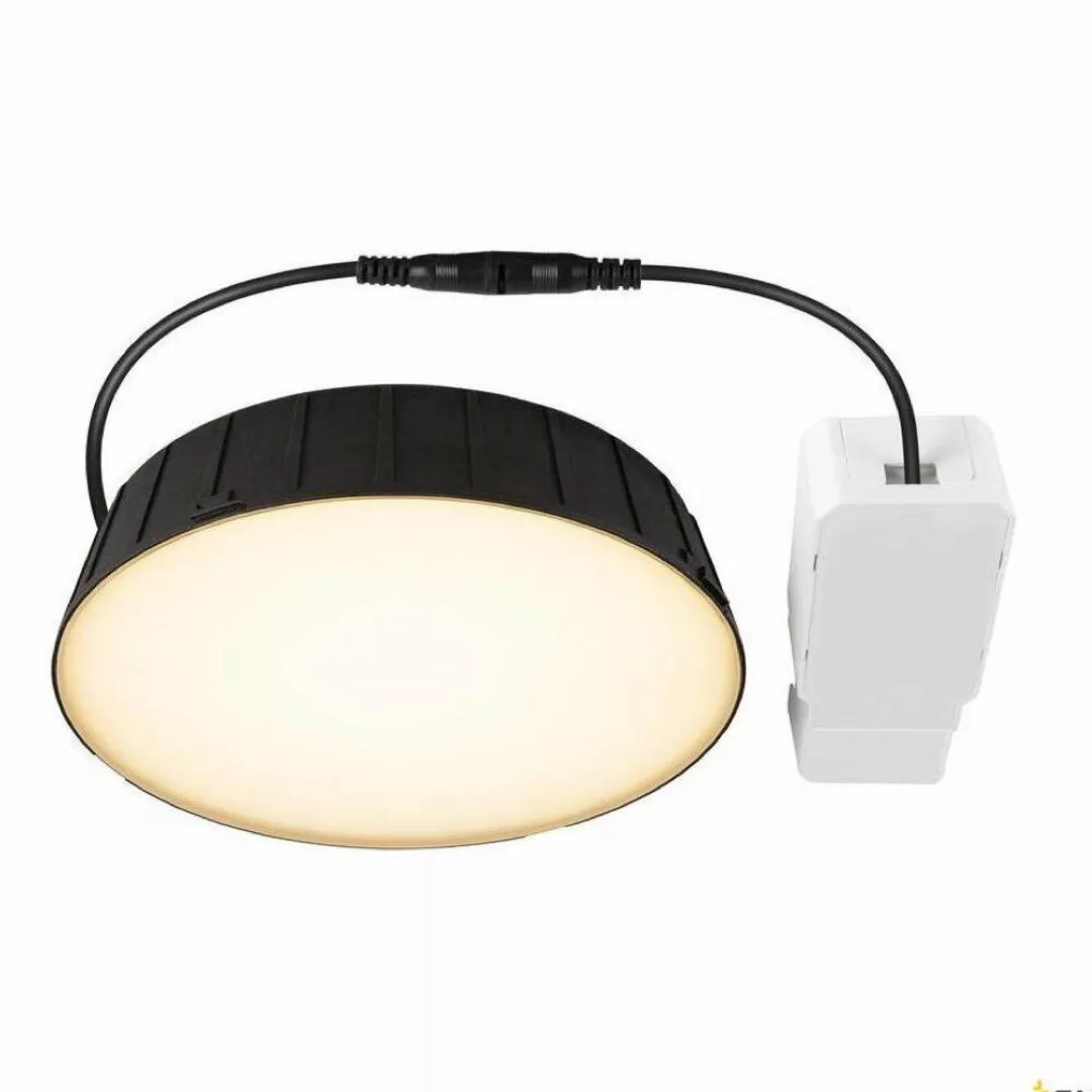 LED Einbauleuchte Downlight V200 in Schwarz 21W 2490lm IP54 günstig online kaufen