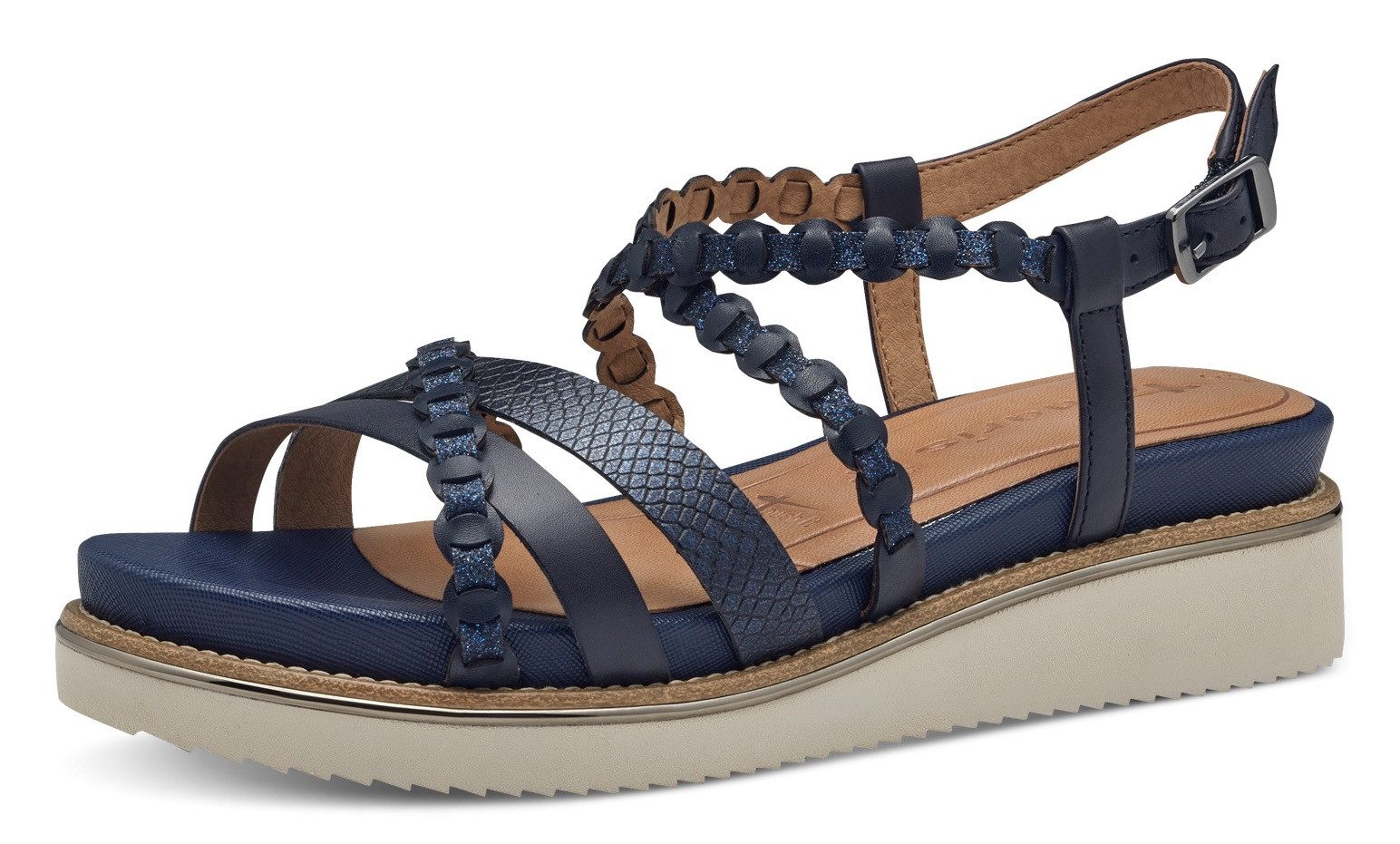 Tamaris Keilsandalette, Riemchensandale, Sommerschuh mit verstellbarer günstig online kaufen