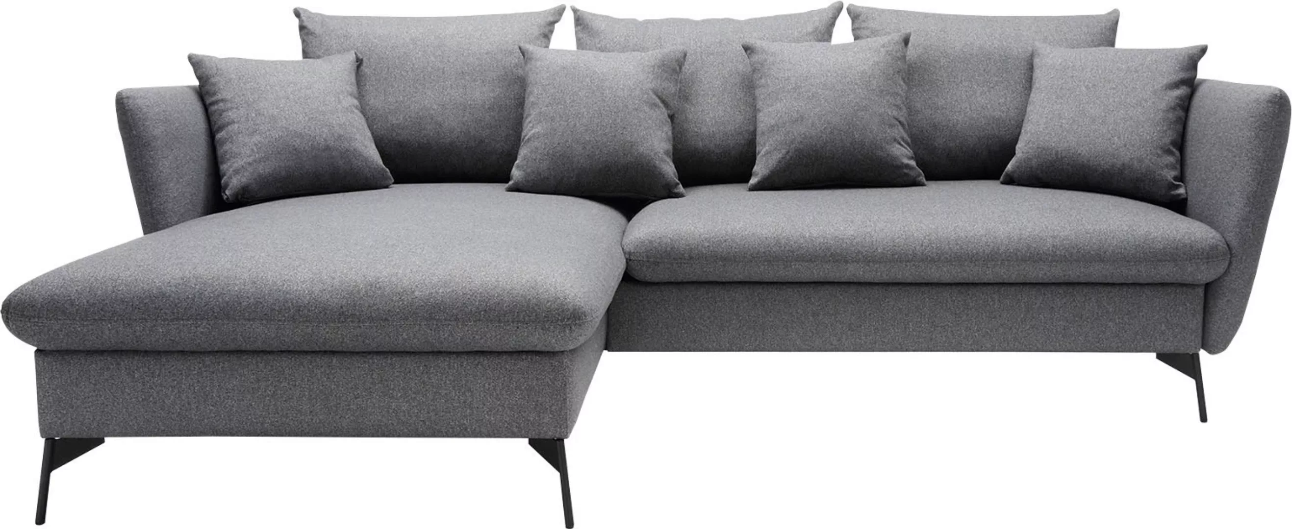 andas Ecksofa "LIVORNO,258 cm, L-Form,", Schlaffunktion u. Bettkasten (139/ günstig online kaufen