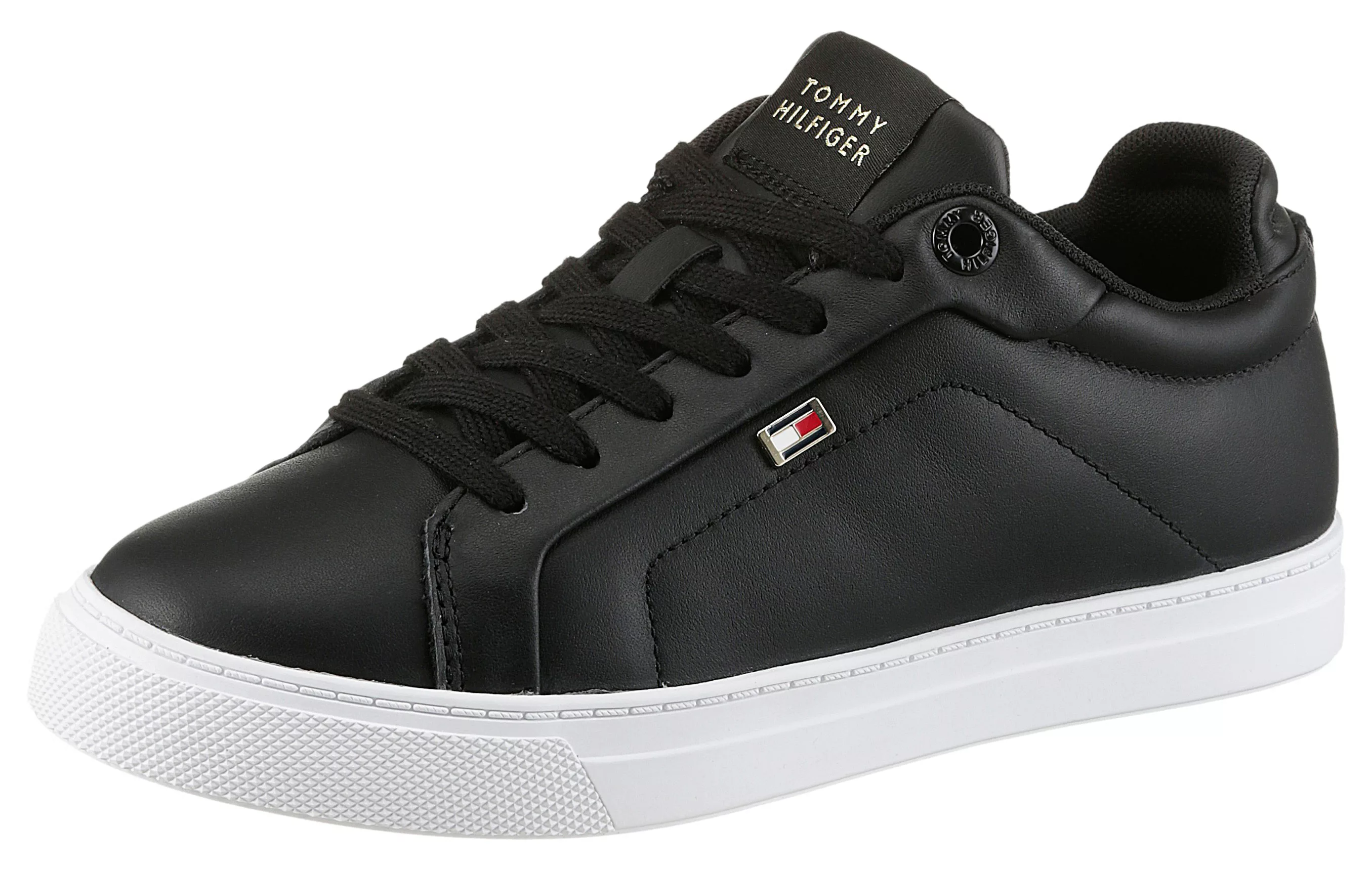 Tommy Hilfiger Plateausneaker "WOMENS ICON COURT SNEAKER FLAG", Freizeitsch günstig online kaufen