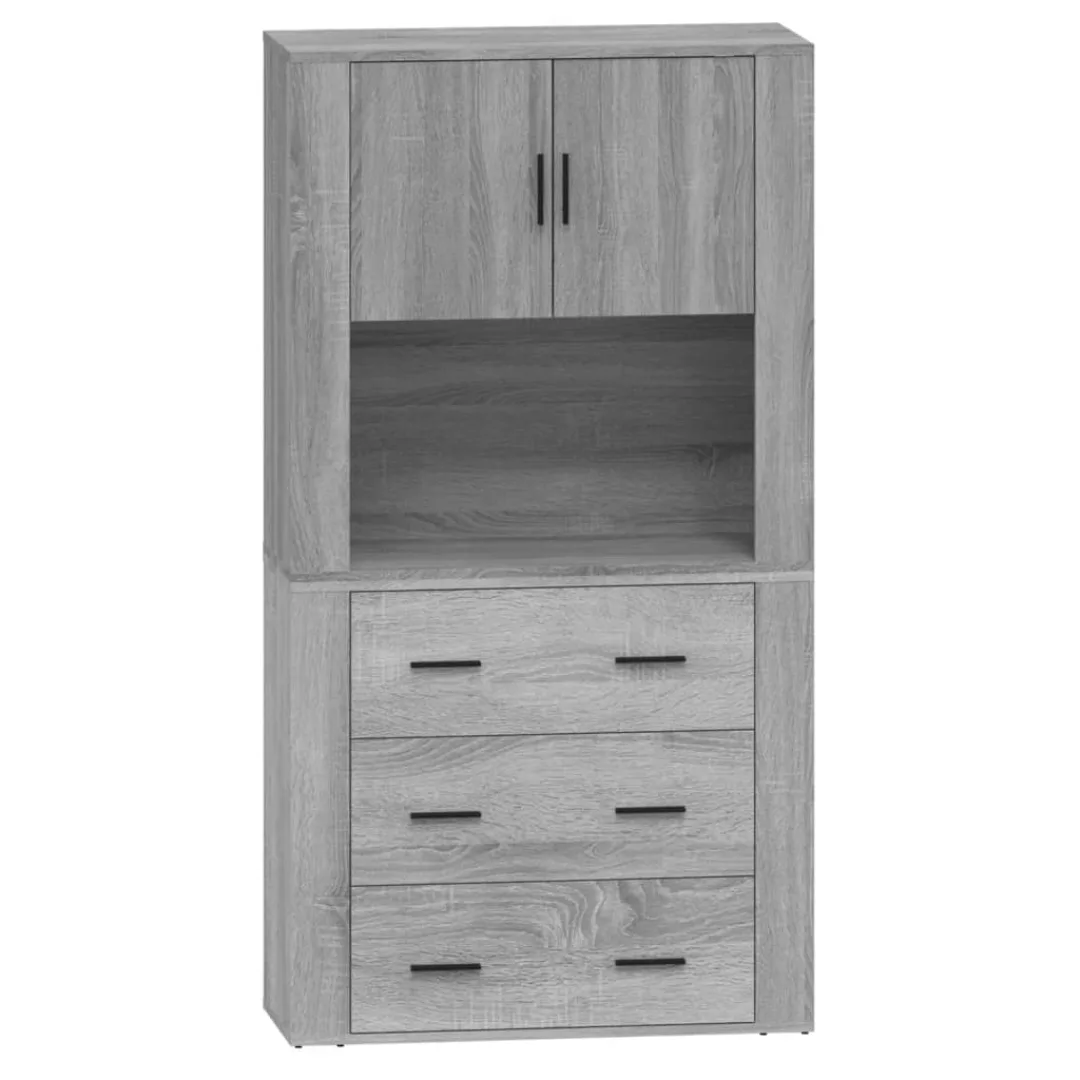 Vidaxl Highboard Grau Sonoma Holzwerkstoff günstig online kaufen