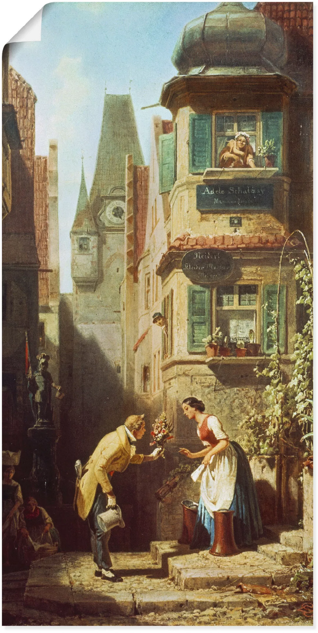 Artland Wandbild "Der ewige Hochzeiter. Um 1855/58", Paar, (1 St.) günstig online kaufen