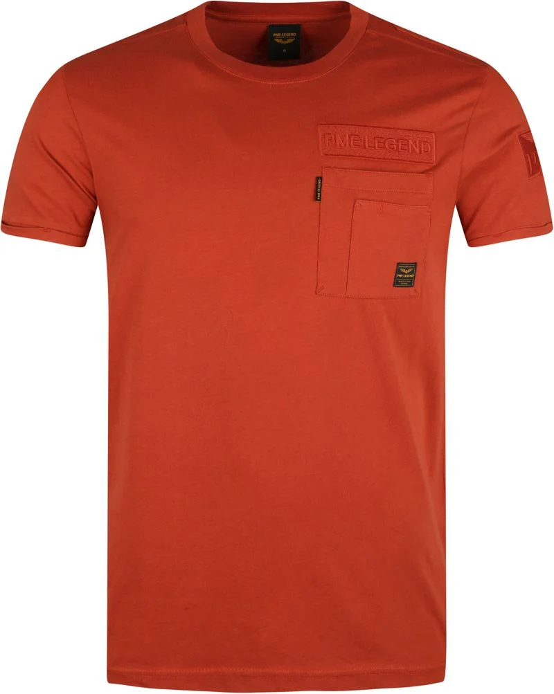 PME Legend Jersey T-Shirt Logo Orange - Größe XL günstig online kaufen