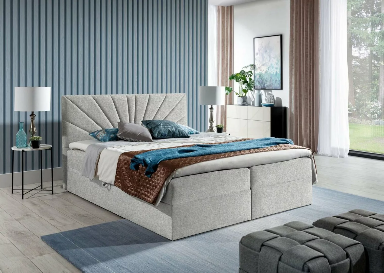 99rooms Boxspringbett Zenturio (Schlafzimmerbett, Bett), Design günstig online kaufen