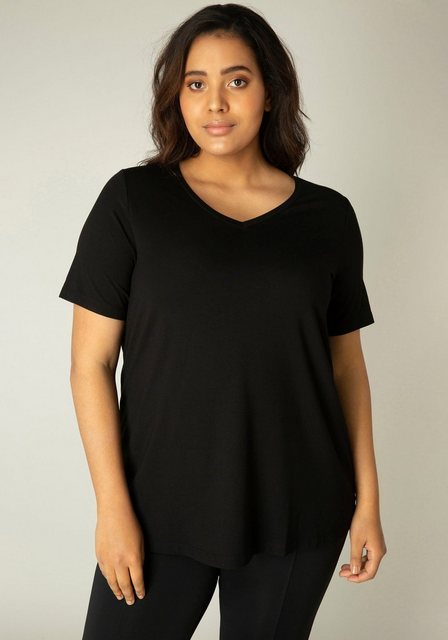 Base Level Curvy T-Shirt Alba Weich fließende, formstabile Qualität günstig online kaufen