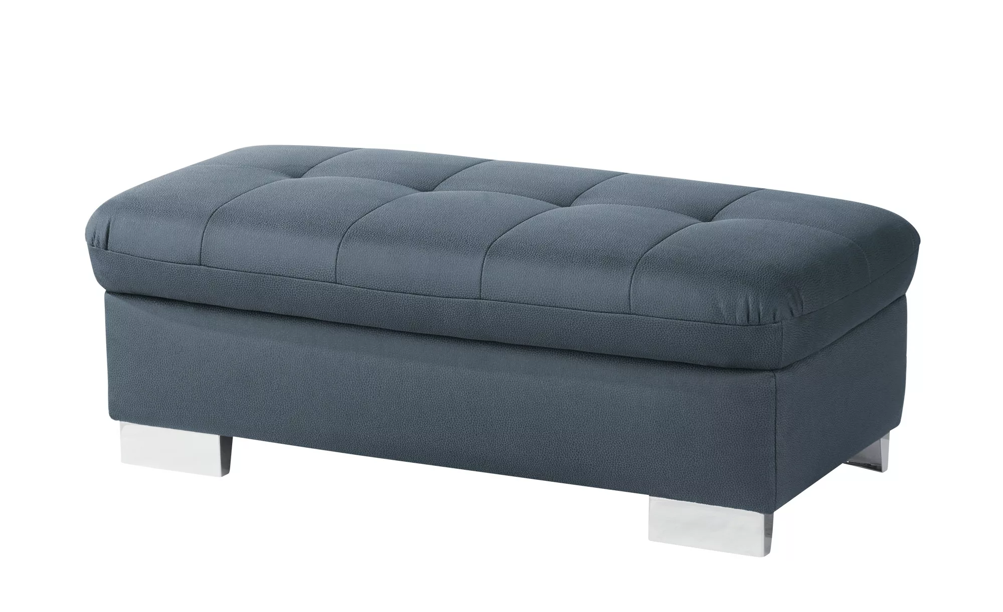 Lounge Collection Hocker  Inka ¦ blau ¦ Maße (cm): B: 130 H: 46 T: 65.0 Pol günstig online kaufen