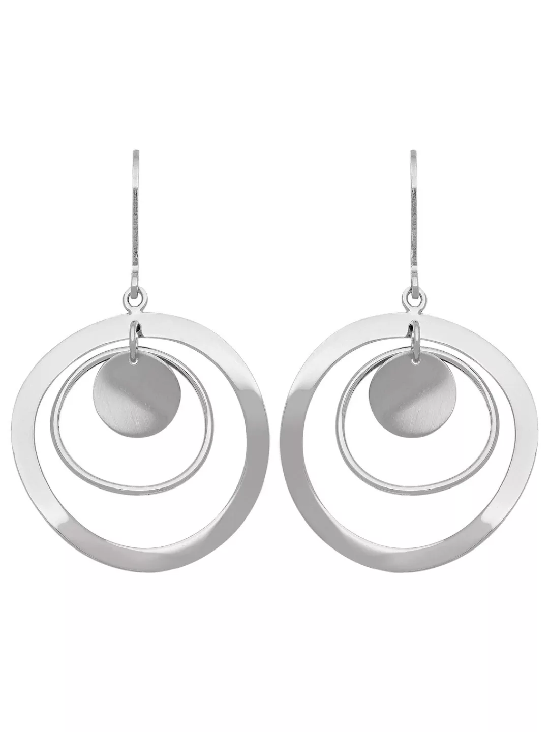 Adelia´s Paar Ohrhänger "925 Silber Ohrringe Ohrhänger Ø 27 mm", Silberschm günstig online kaufen