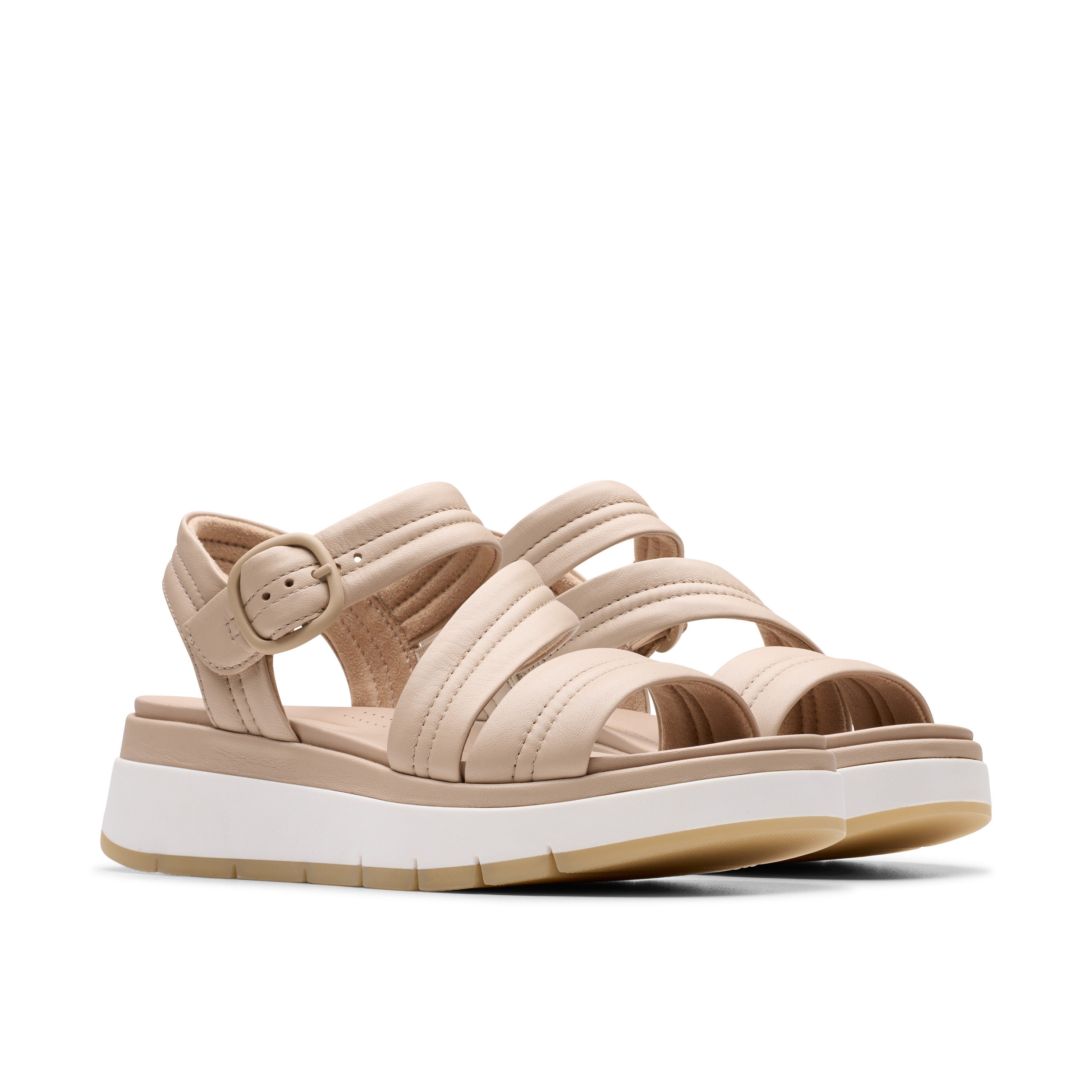 Clarks Sandale "Tuscan Strap", Sandalette, Flats, Sommerschuh mit Plateauso günstig online kaufen
