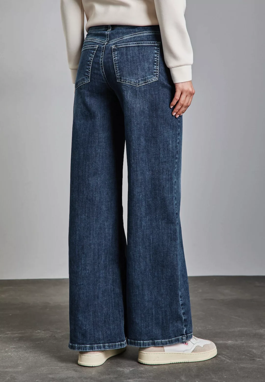 STREET ONE Loose-fit-Jeans, High Waist günstig online kaufen