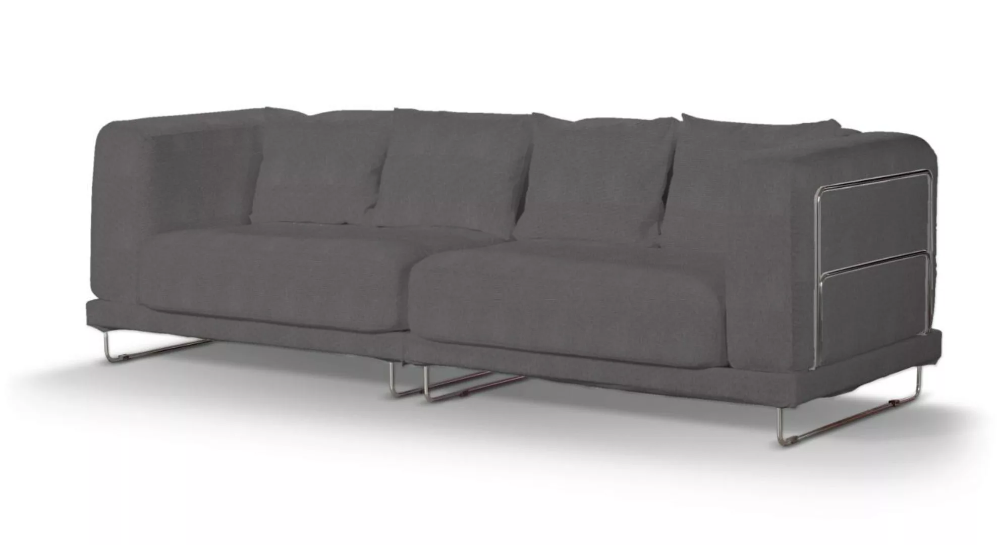 Bezug für Tylösand 3-Sitzer Sofa nicht ausklappbar, dunkelgrau, Bezug für T günstig online kaufen