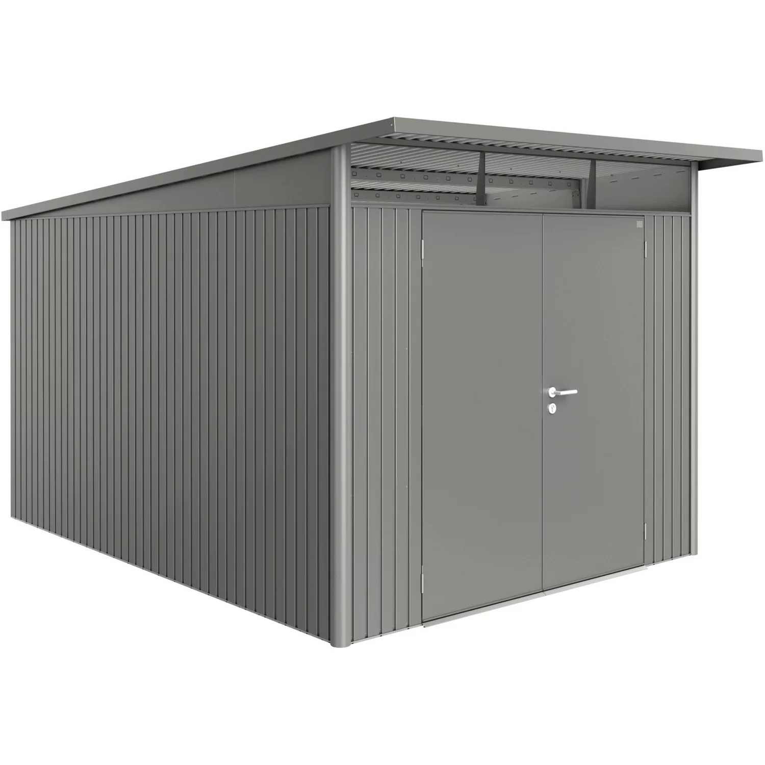 Biohort Metall-Gerätehaus AvantGarde A8 Quarzgrau-Metallic BxT: 257 cm x 33 günstig online kaufen