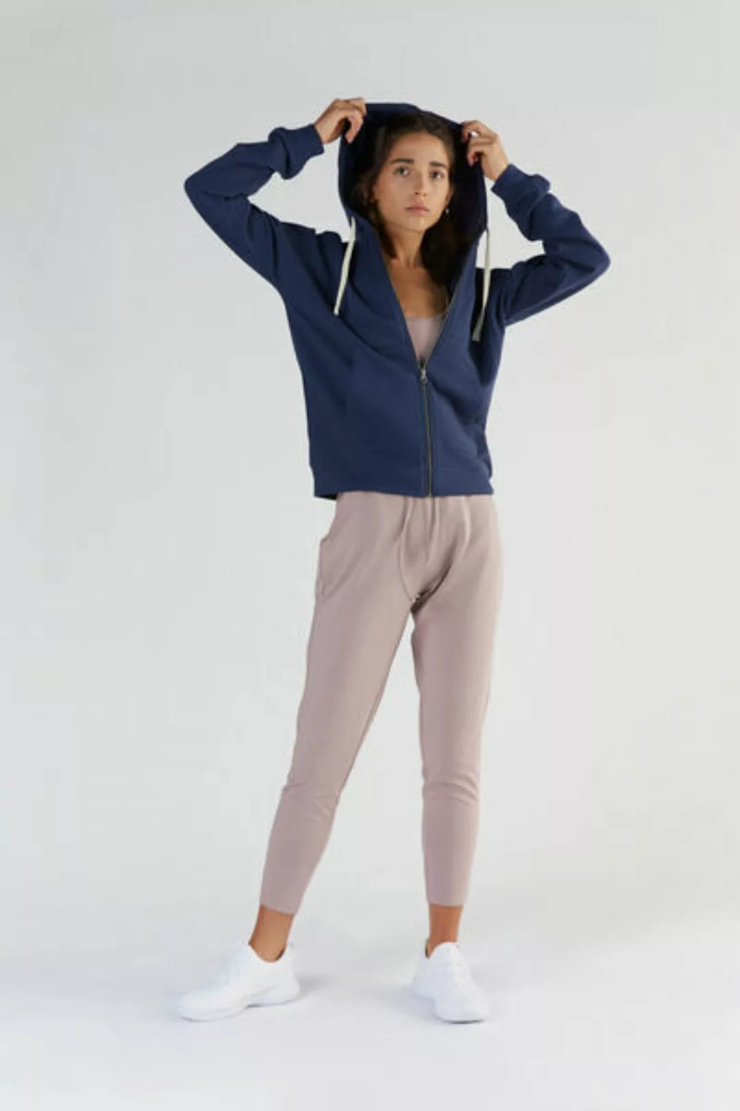 Damen Zip-hoodie Jacke Aus Bio-baumwolle "True North" T1900 günstig online kaufen