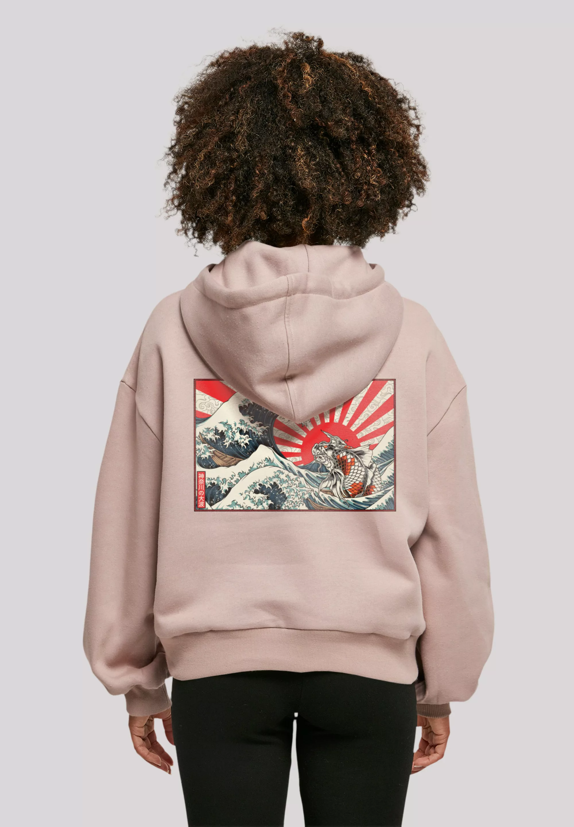 F4NT4STIC Kapuzenpullover "Kanagawa Welle Japan", Print günstig online kaufen