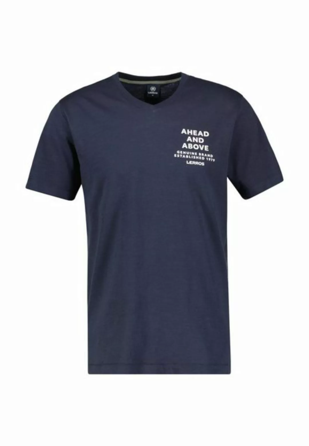 LERROS T-Shirt "LERROS V-Neck-Shirt *Ahead & Above*" günstig online kaufen