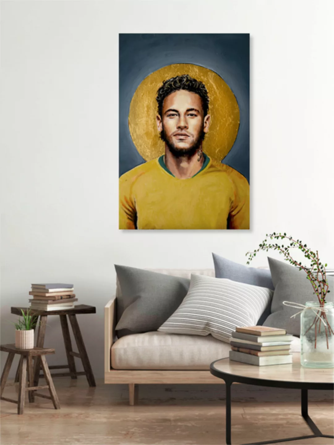 Poster / Leinwandbild - Neymar günstig online kaufen